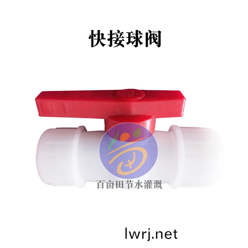 PE快(kuai)接毬閥